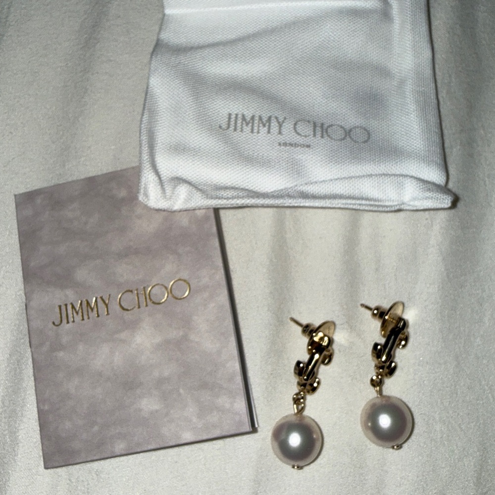 Jimmy Choo Pearl earrings
